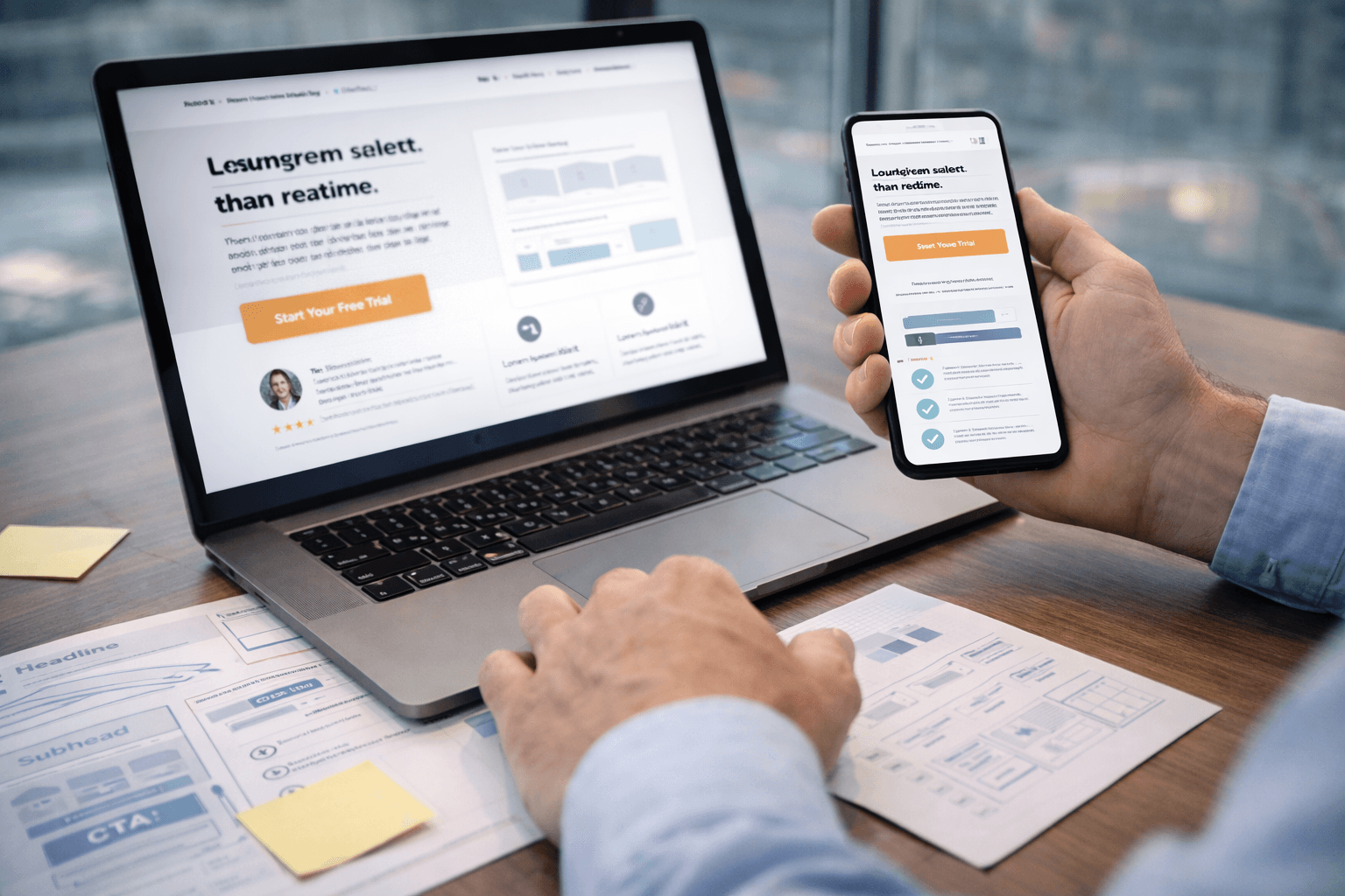 Konvertering og landingssider